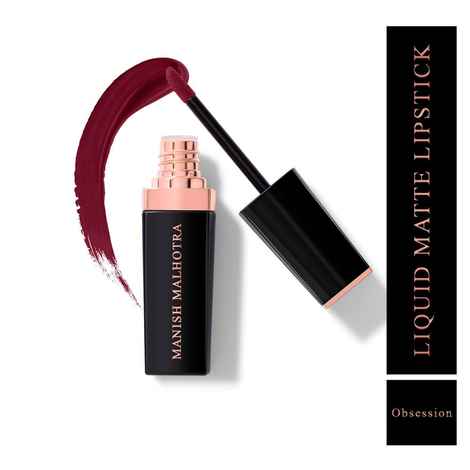 Buy Manish Malhotra Beauty By MyGlamm Liquid Matte Lipstick-Obsession-7 gm - Purplle