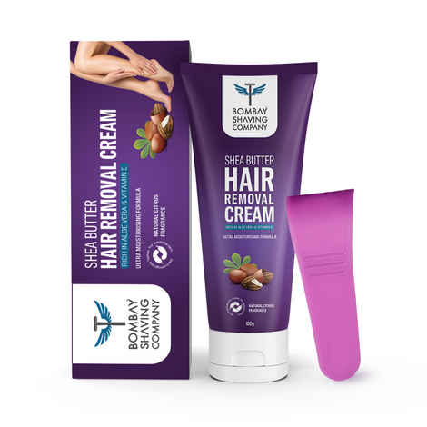 Buy BSC Shea Butter Hair Removal Cream For Women With Aloe Vera and Bisabolol, 1 Spatula |A Normal SkinA | For Body & Legs 150 gm - Purplle