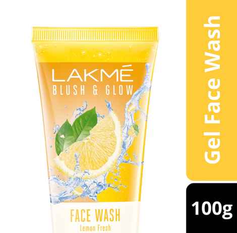 Buy Lakme Blush & Glow Lemon Gel Face Wash (100 g) - Purplle