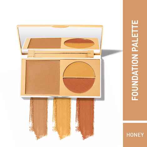 Buy MyGlamm Total Makeover FF Cream Foundation Palette-HoneyA (10.5 gm) - Purplle