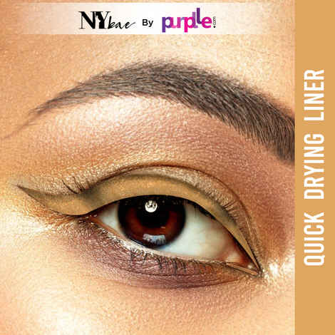 Buy NY Bae Ellis Eyeland Eyeliner | Liquid Eyeliner | Glossy | Waterproof - Gold Glimpse 05 (6 ml) - Purplle