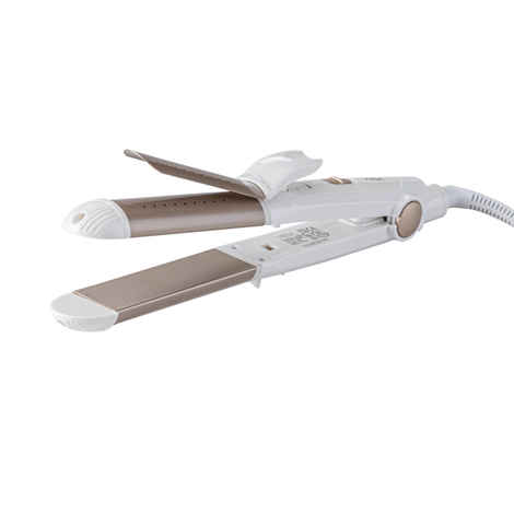 Buy Vega 2 in 1 Wet and Dry Hair Styler (India's No.1* Hair Styler Appliance Brand) Straightener and Curler (VHSC-02), White - Purplle