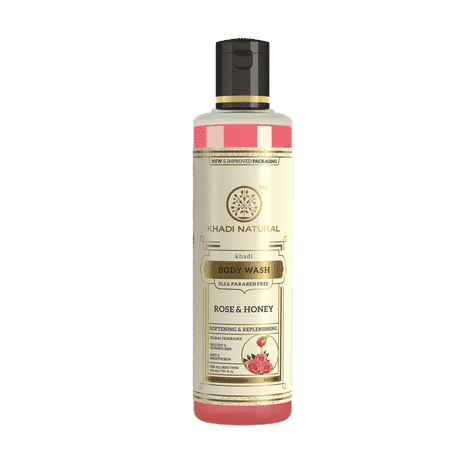 Buy KHADI NATURAL ROSE & HONEY BODY WASH SLS & PARABEN FREE - Purplle