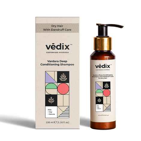 Buy Vedix Customized Ayurvedic Dandruff Care Vardara Deep Conditioning Shampoo for Women for Dry Hair - Purplle