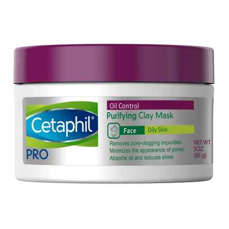 Buy Cetaphil Pro Oil Control Face Purifying Mask, Amazonian White Clay Mask - Reduce Excess Oil and Shine for Matt Skin Finish for Acne Prone Skin - 85g - Purplle
