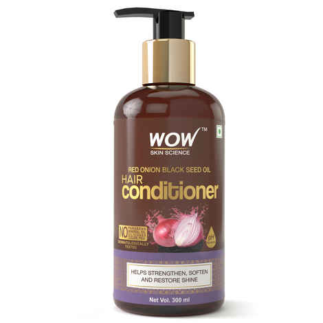 Buy WOW Skin Science Red Onion Black Seed Oil Hair Conditioner (300 ml) BOGO - Purplle