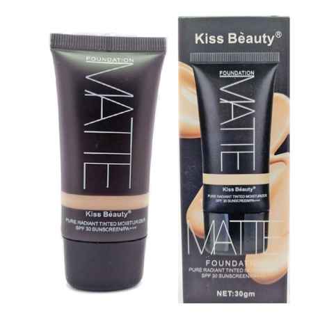 Buy Kiss Beauty MATTE Foundation with SPF 30 Sunscreen/PA+++ (30 g) - Purplle