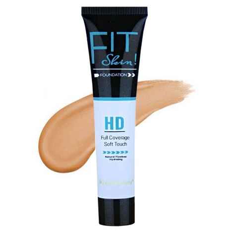 Buy Kiss Beauty FIT Skin HD Full Coverage Soft Touch Tube Foundation (45 g) - Purplle