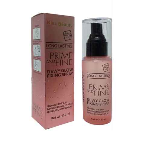 Kiss Beauty Prime & Fine Dewing Glow makeup Fixing Spray (150 ml)