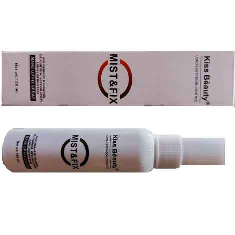 Buy Kiss Beauty Mist & Fix antioxidant hyderating Makeup Fix Spray (120 ml) - Purplle