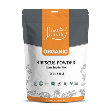 Buy Just Jaivik Organic Hibiscus Powder (100 g) Pack - Purplle