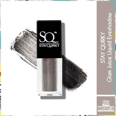 Buy Stay Quirky Glam Juice Liquid Eyeshadow - Peach Morganite 09 (2.6 ml) - Purplle