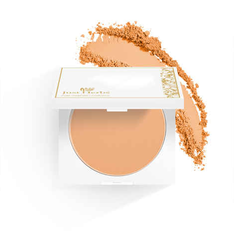 Buy Just Herbs Compact Powder Mattifying & Hydrating With SPF 15 + For All Skin Types Talc & Fragrance Free - 01 Porcelain - Purplle