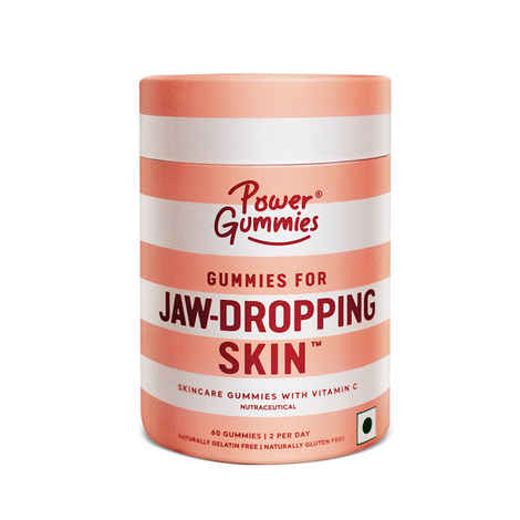 Buy Power Gummies Jaw Dropping Gummies for Skin with Vitamin C - Purplle