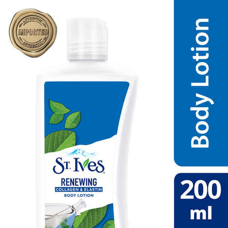 Buy St. Ives International Renewing Collagen & Elastin Body Lotion | 100% Natural Moisturizers (Imported)| 200 ml - Purplle
