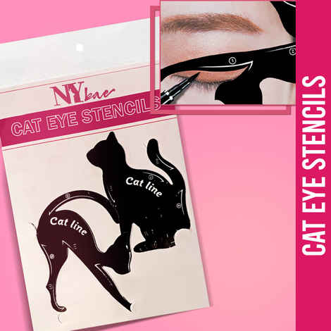 Buy NY Bae Cat Eye Stencils | Easy To Use | Convenient | Reusable | Quick Eye Makeup - Purplle