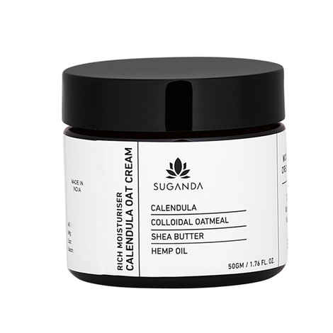 Buy Suganda CalendulaA Oat Cream Rich Moisturizes, Soothes & Nourishes Dry Skin, Eczema Prone Skin, Soothes & Relieves Itchy Skin, Baby Cream (50 gm) - Purplle