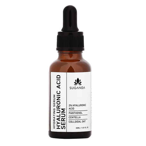 Buy Suganda Hyaluronic Acid Serum for Skin Hydration & Barrier Repair, Anti Aging, Glowing Skin, Reduces Fine Lines & Wrinkles (30 ml) - Purplle