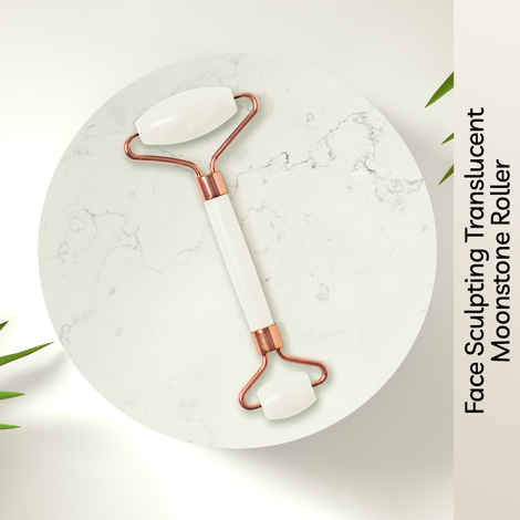 Buy Purplle Face Sculpting Moonstone Jade Roller - Purplle