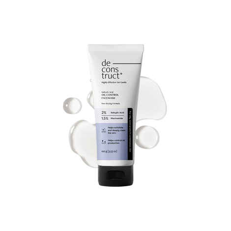 Buy Deconstruct Salicylic Acid + Niacinamide Face Wash for Oil Control & Acne-Prone Skin (100 gm) - Purplle