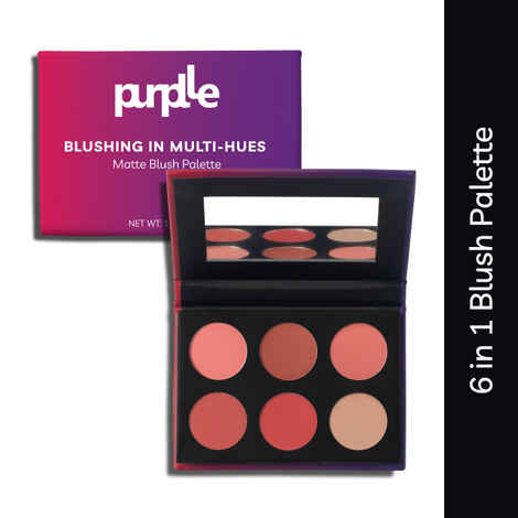 Buy Purplle Blushing in Multi-Hues - Matte Blush Palette (10.5 gm) - Purplle