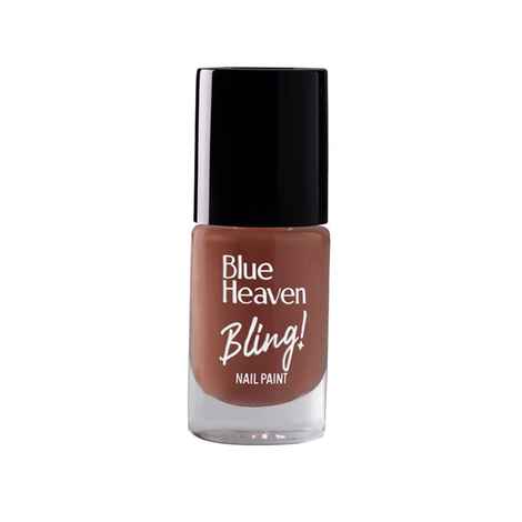 Buy Blue Heaven Bling Nail Paint - 201 Desert Nude, 8ml - Purplle