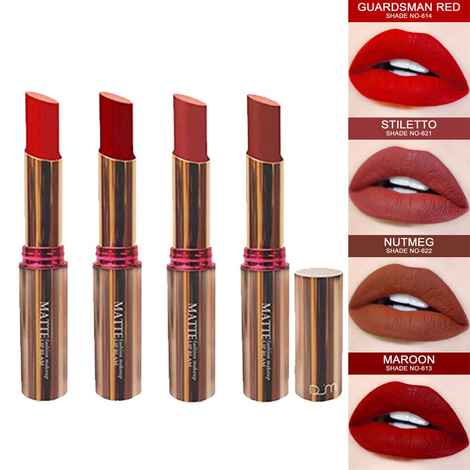 Buy Seven Seas Matte With You Lipstick Combo Pack Of 4 - Purplle