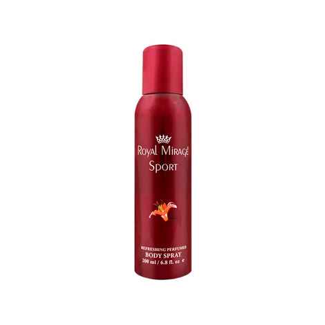 Buy Royal Mirage Sport Long Lasting Imported Deodorant Perfume Body Spray, (200 ml) - Purplle