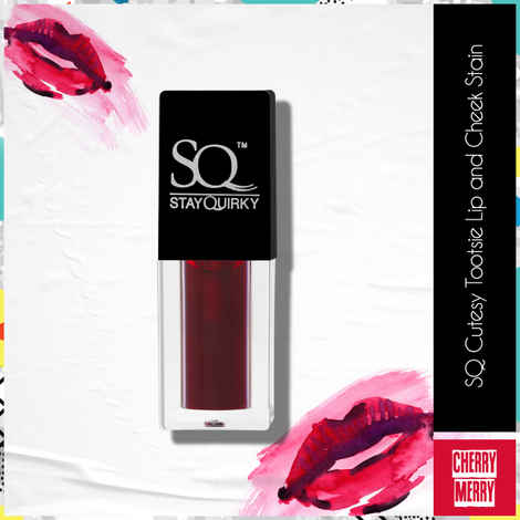 Buy Stay Quirky Cutesy Tootsie Lip & Cheek Tint Cherry Merry (2.6 ml) - Purplle