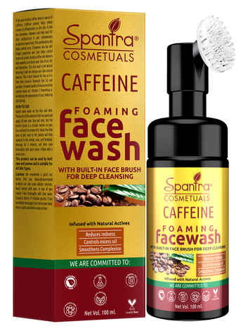 Spantra Caffeine Foaming Face Wash, 100 ml