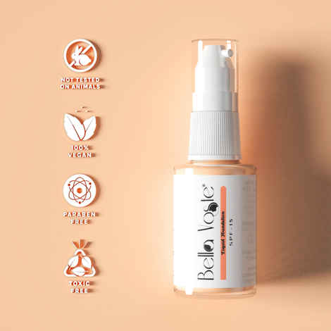 Buy Bella Voste , Liquid Foundation with SPF-15, Shade- Walnut (08) - 30 ml - Purplle