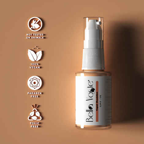 Buy Bella Voste , Liquid Foundation with SPF-15, Shade- Coffee (10) - 30 ml - Purplle