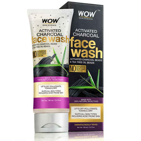 Buy WOW Skin Science Activated Charcoal Face Wash Tube (100 ml) - Purplle
