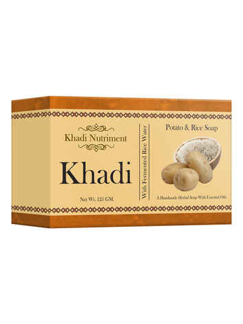 Buy Khadi Nutriment Potato and Rice Soap, 125 gm Soap for Unisex (Pack of 1) - Purplle