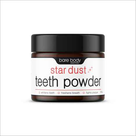 Buy Bare Body Essentials Star Dust Teeth Whitening Powder 30 gm - Purplle