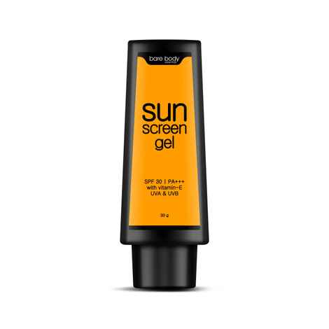 Buy Bare Body Essentials Sun Screen Gel 30 gm - Purplle