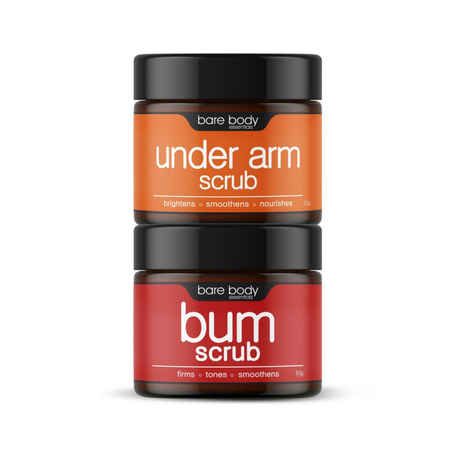 Buy Bare Body Essentials Super Scrubs Combo - Bum Scrub (50 gm) & Underarm Scrub (50 gm) - Purplle