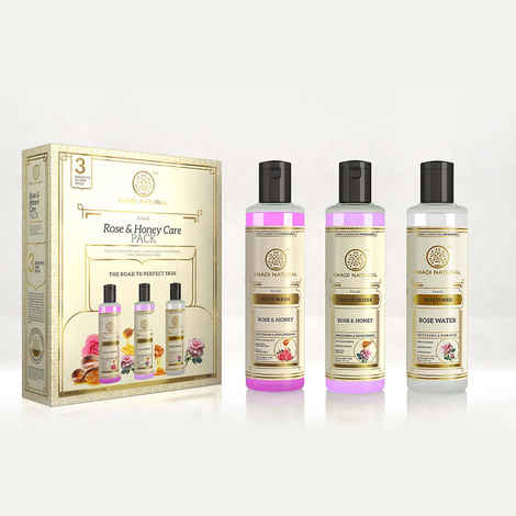 Buy Khadi Natural Rose & Honey Care Pack - Purplle