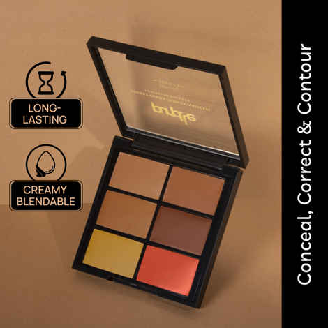 Buy Purplle Concealer Palette (Dark Skin), Covert Operation Guardian - Special Agent 3 (12 g) - Purplle