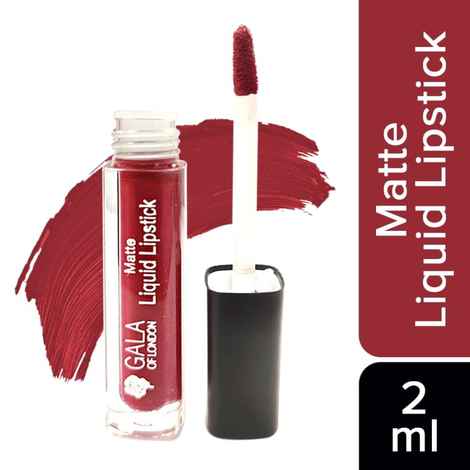 Buy Gala of London Matte Liquid Lipstick (Waterproof, Transfer Proof, Mask Proof, 12H Lasting) - 07 Cocoa Nude (2 ml) - Purplle