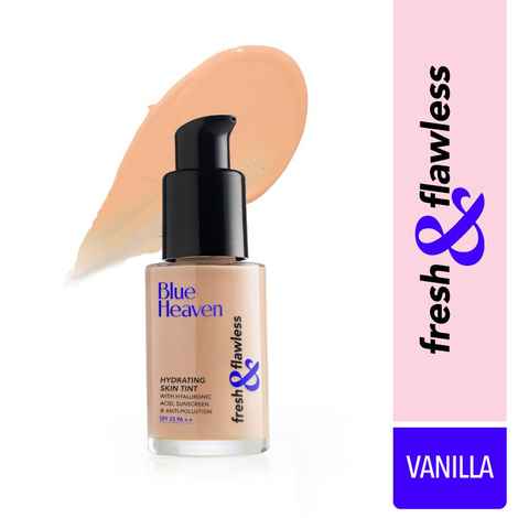 Buy Blue Heaven Fresh & Flawless Hydrating Skin Tint, Vanilla - 28 ml - Purplle