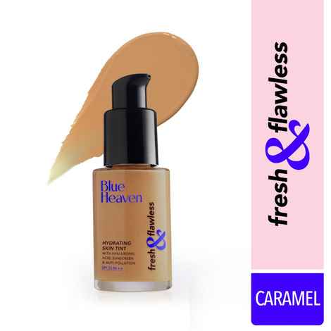 Buy Blue Heaven Fresh & Flawless Hydrating Skin Tint, Caramel - 28 ml - Purplle