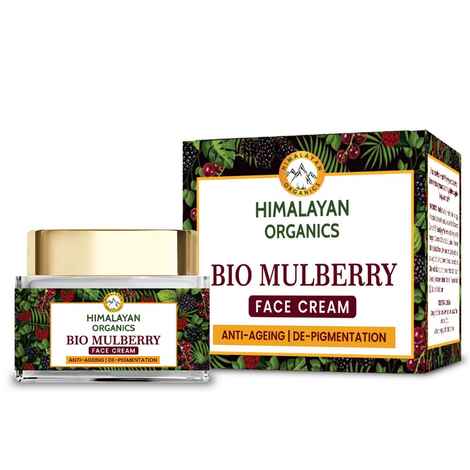 Buy Himalayan Organics Bio Mulberry Cream - Remove Dark Spots, Uneven Skin Tone – Oil Free & All Skin Types - 50gm - Purplle