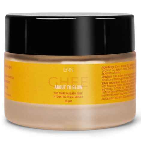 Buy ENN About to Glow- 100 times washed ghee Hydrating Moisturizer, (50 g) - Purplle