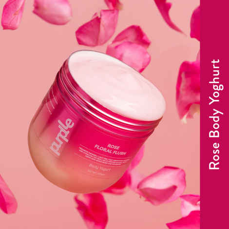 Buy Purplle Rose Floral Flush Body Yogurt | Body Moisturizer (200g) - Purplle