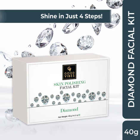 Buy Good Vibes Skin Polishing Facial Kit - Diamond (40 gm) - Purplle
