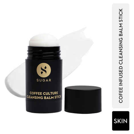 Buy SUGAR Cosmetics Coffee Culture Cleansing Balm Stick - Face Cleanser & Makeup Remover | Vegan & Cruelty free | All Skin Type | 30 gms - Purplle