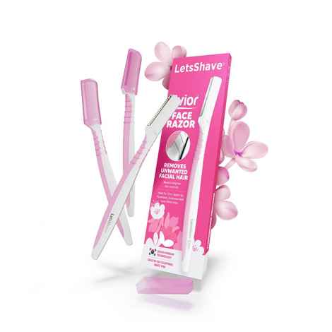 LetsShave Face Razor + Transparent Shave