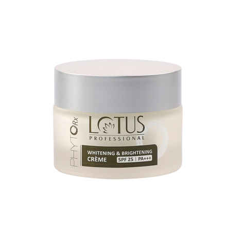 Buy Lotus Professional PhytoRx Whitening & Brightening Cream | SPF 25 | PA+++ | All skin types Preservative Free | 50 gm - Purplle
