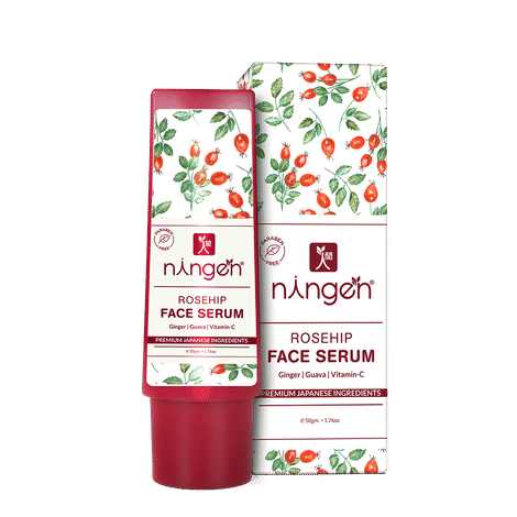 Buy Ningen Rosehip Face serum I Goodness of Ginger, Guava, Vitamin-C I Irritation Free, Paraben Free I Helps Reduce Fine Lines, Improve Overall Skin Texture I(50 g) - Purplle